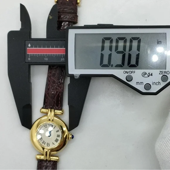 Cartier Must Vermeil 1902 Sv 925 23mm Quartz Watch - Picture 9 of 9